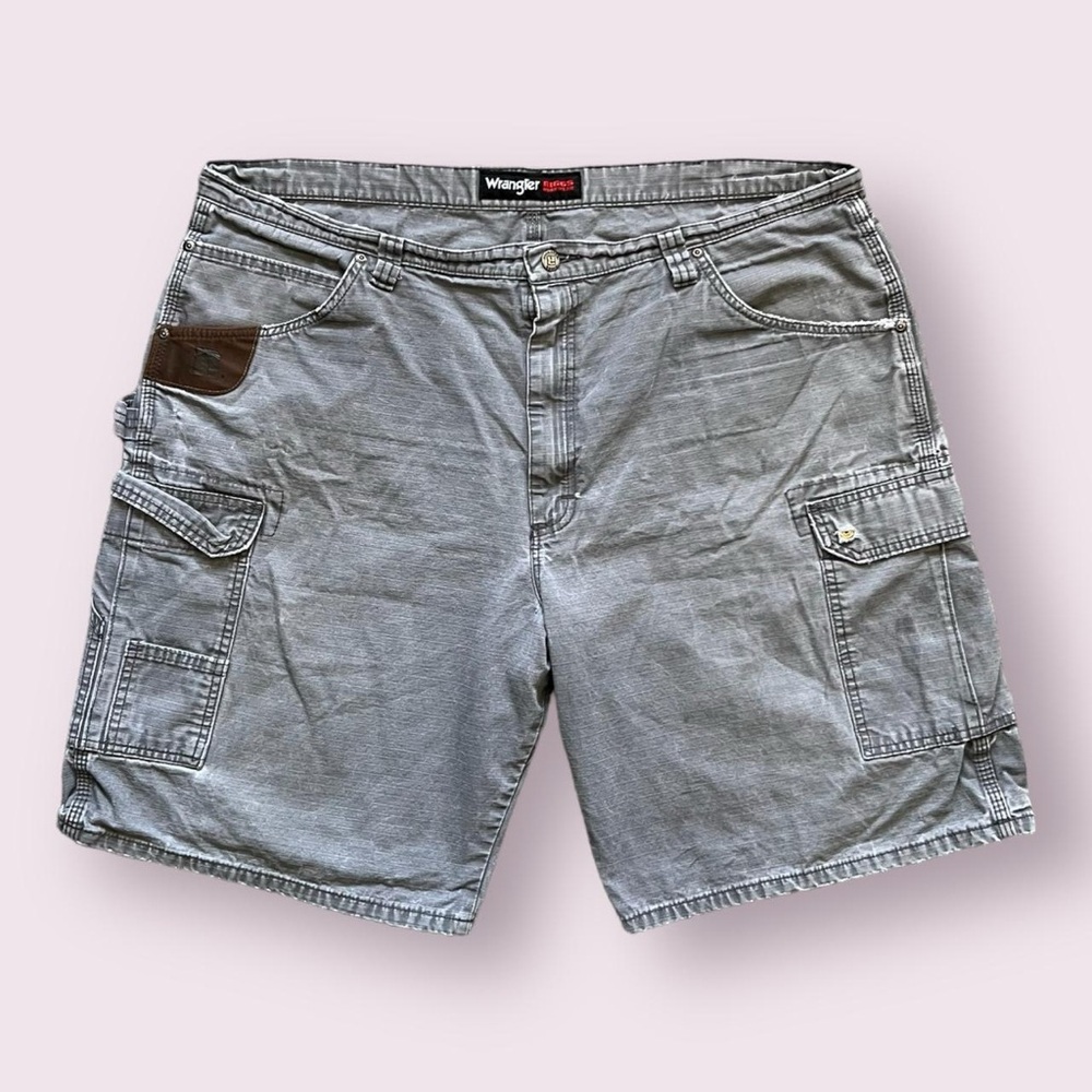 Wrangler Riggs Cargo Workwear Shorts - Gray